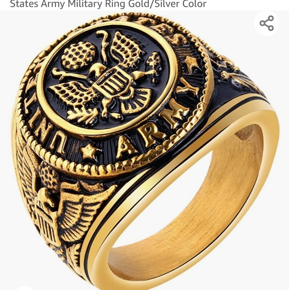 New stainless steel United States Army ring - Picture 1 of 3